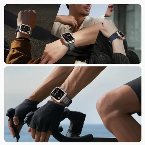 Metal Bumper Case For Apple Watch 46mm 45mm 44mm Protector Frame Cover For iWatch Series 11 10 9 8 7 6 5 Change To Ultra 3 49mm - Image 5