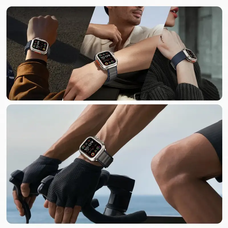 Metal Bumper Case For Apple Watch 46mm 45mm 44mm Protector Frame Cover For iWatch Series 11 10 9 8 7 6 5 Change To Ultra 3 49mm - Image 5