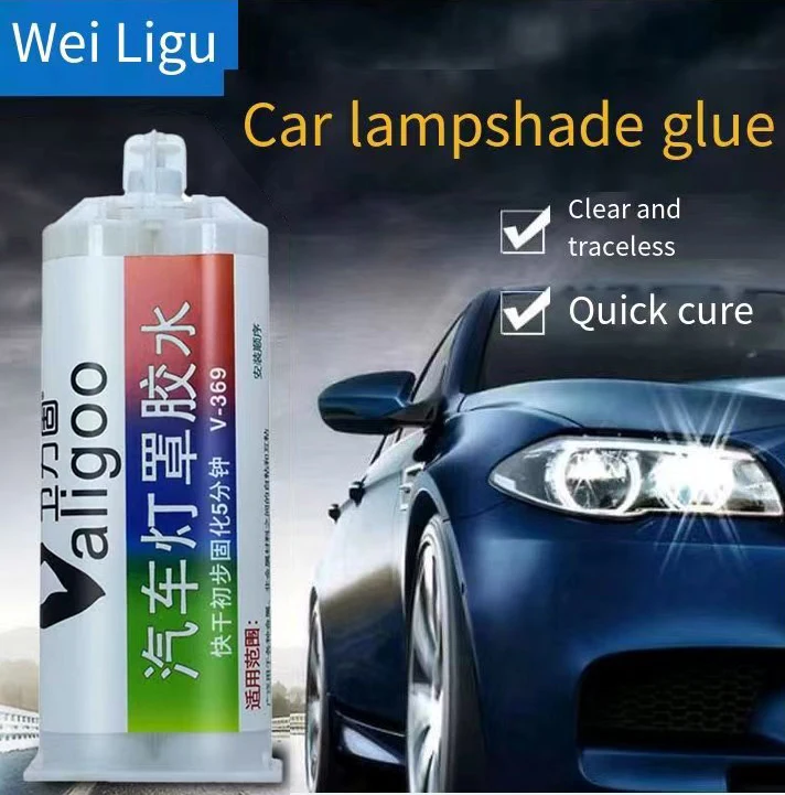 Wei Ligu 자동차 헤드램프 커버, 강력한 투명 AB 접착제, 에폭시 수지, 균열 수리, 50ml