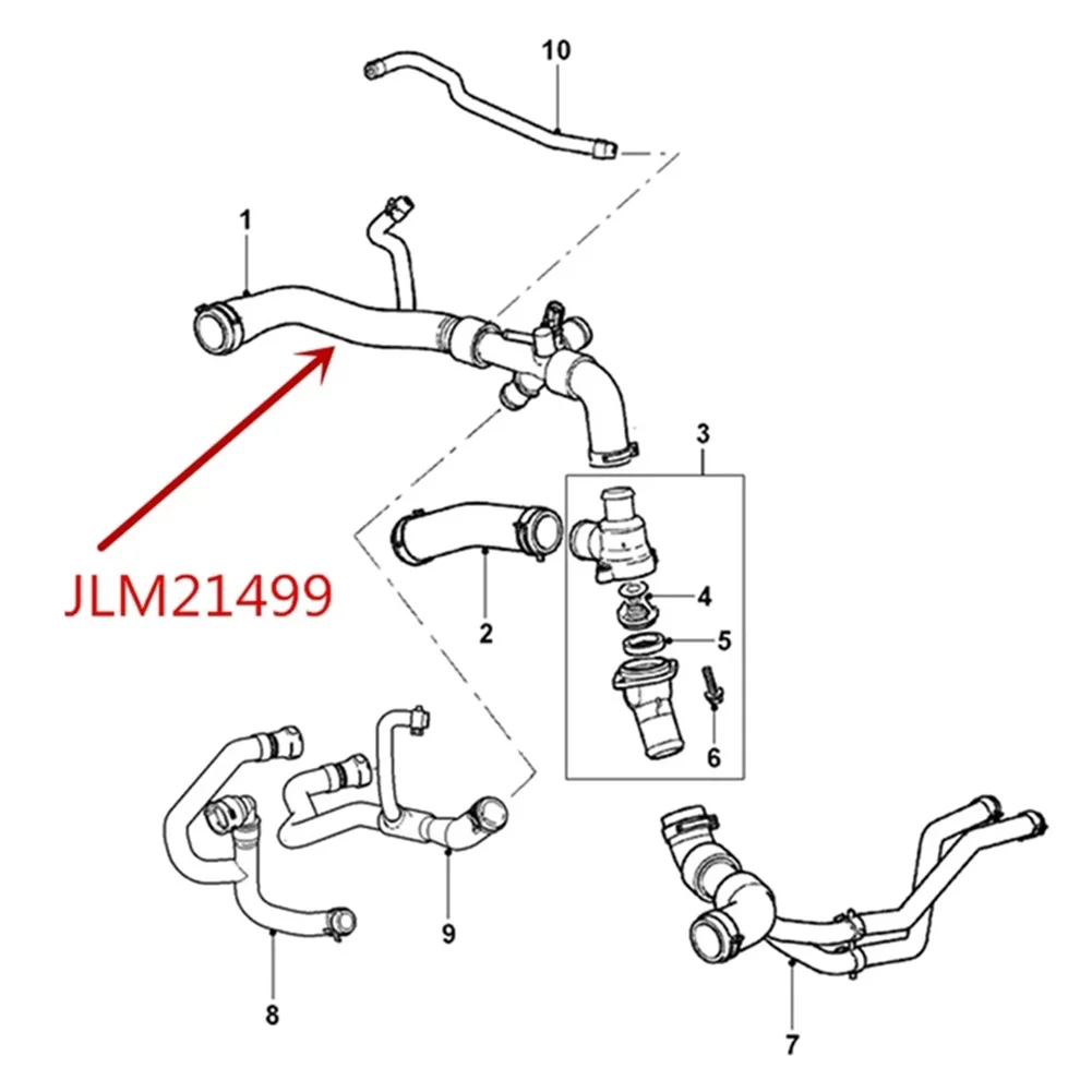 ڵ   ð ȣ, Ծ XF X250 2008-2015 XJ X351 2010-15 3.0 V6 ָ JLM21499