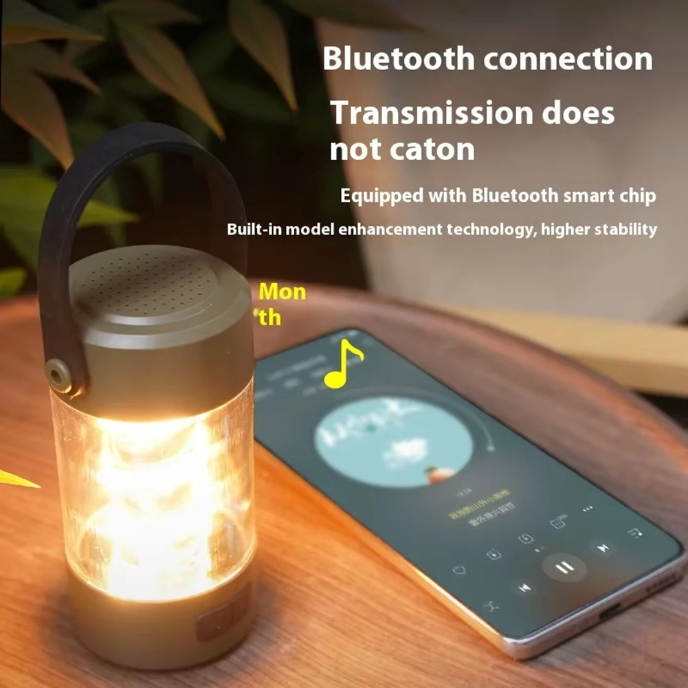 BAAU Waterproof Telescopic Camping Lamp-Multifunctional Outdoor Garden Atmosphere Light, Energy-Efficient for Travel