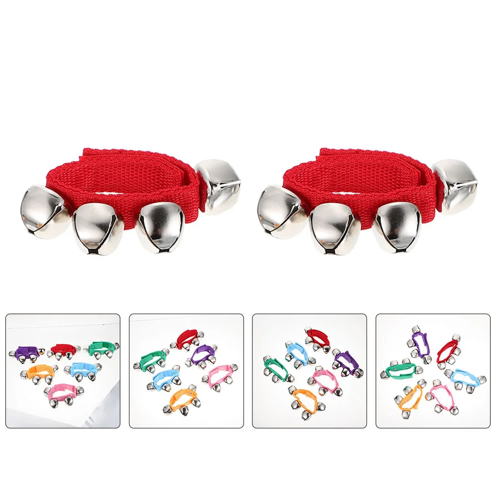Children Wrist Bells Orff Rattle Children&rsquo;s Toys Cheering Props Multicolor Wristband