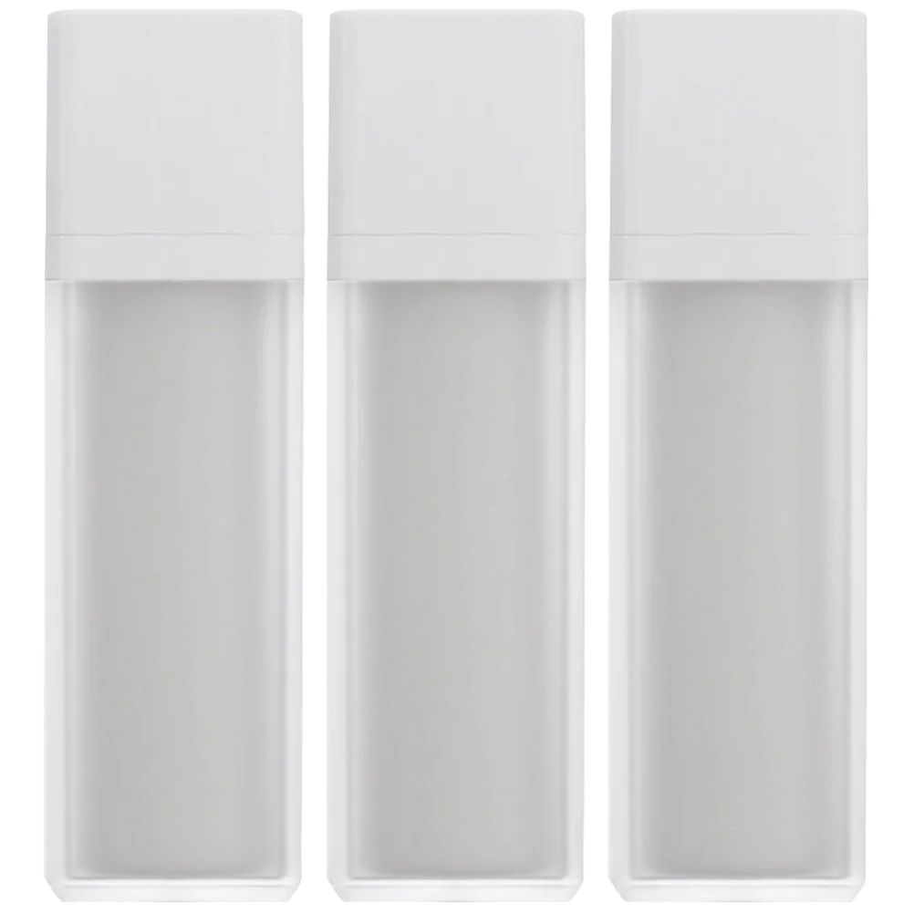 

3Pcs/4pcs 15ml/30ml/50ml Cosmetic Jar Pump Bottle Refillable Empty Travel Lotion Pump Containers Cream Vacuum Press Pump Bottles