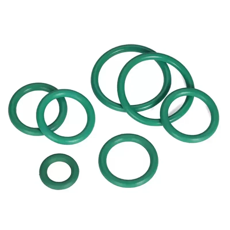 2 Pezzi Guarnizioni O-Ring In FKM Verde CS 2.4mm, OD 140mm Acido Resistente All'olio E Guarnizione Resistente Alcalino Guarnizione Di Sigillatura FKM O- Ring, 140x135.2x2.4mm(2Pcs - Foto 3