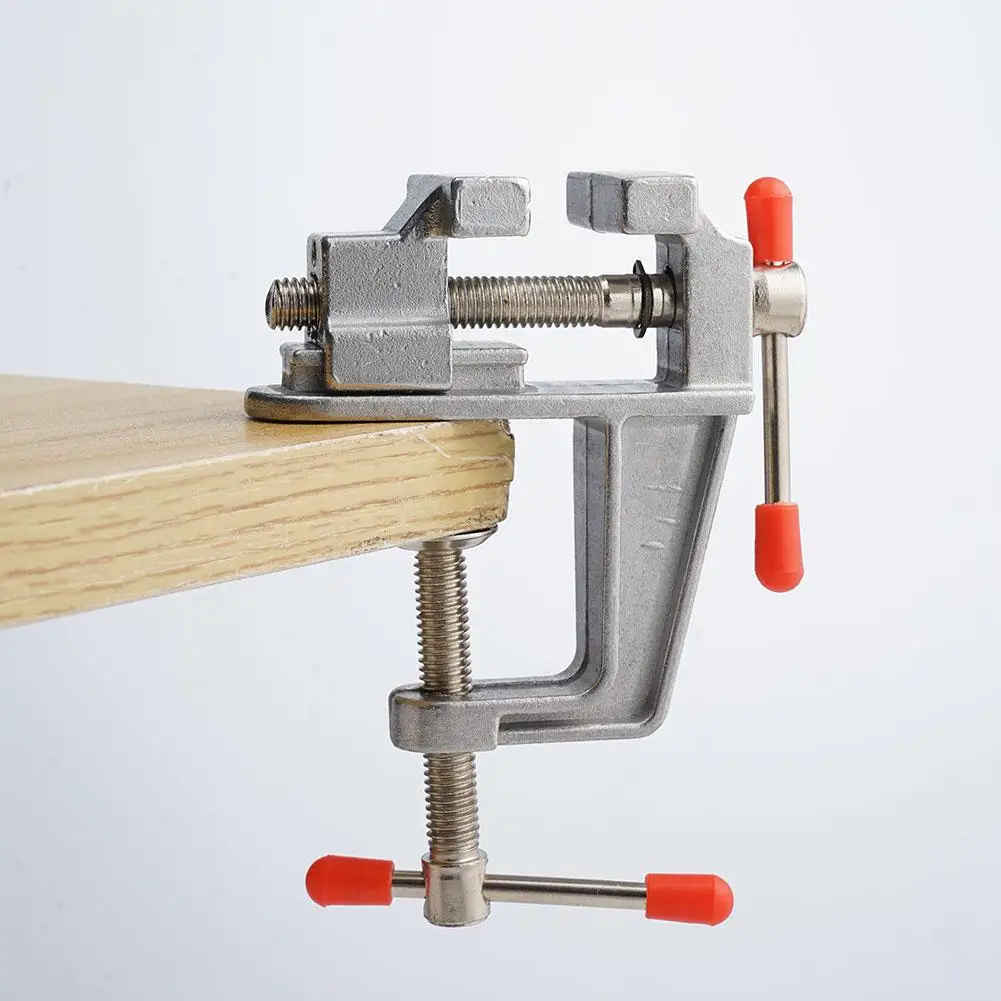 Mini Bench Vise Muliti-Funcational Aluminum Miniature On Pliers Jewelers Small Clamp Tool Hobby Flat Vice Table S8I3
