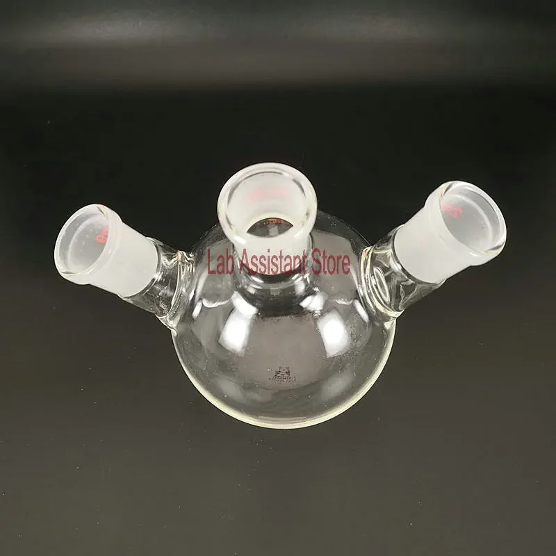 1 조각 100ml 250ml 500ml 1000ml 실험실 증류 키트 용 3 목 높은 붕규산 유리 끓는 플라스크