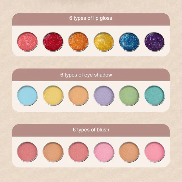 Children Makeup Set Cosmetic Simulation Pretend Play Toys Lipstick Nail Polish Bag Educational Toys Birthday Gift For Ingenious 4