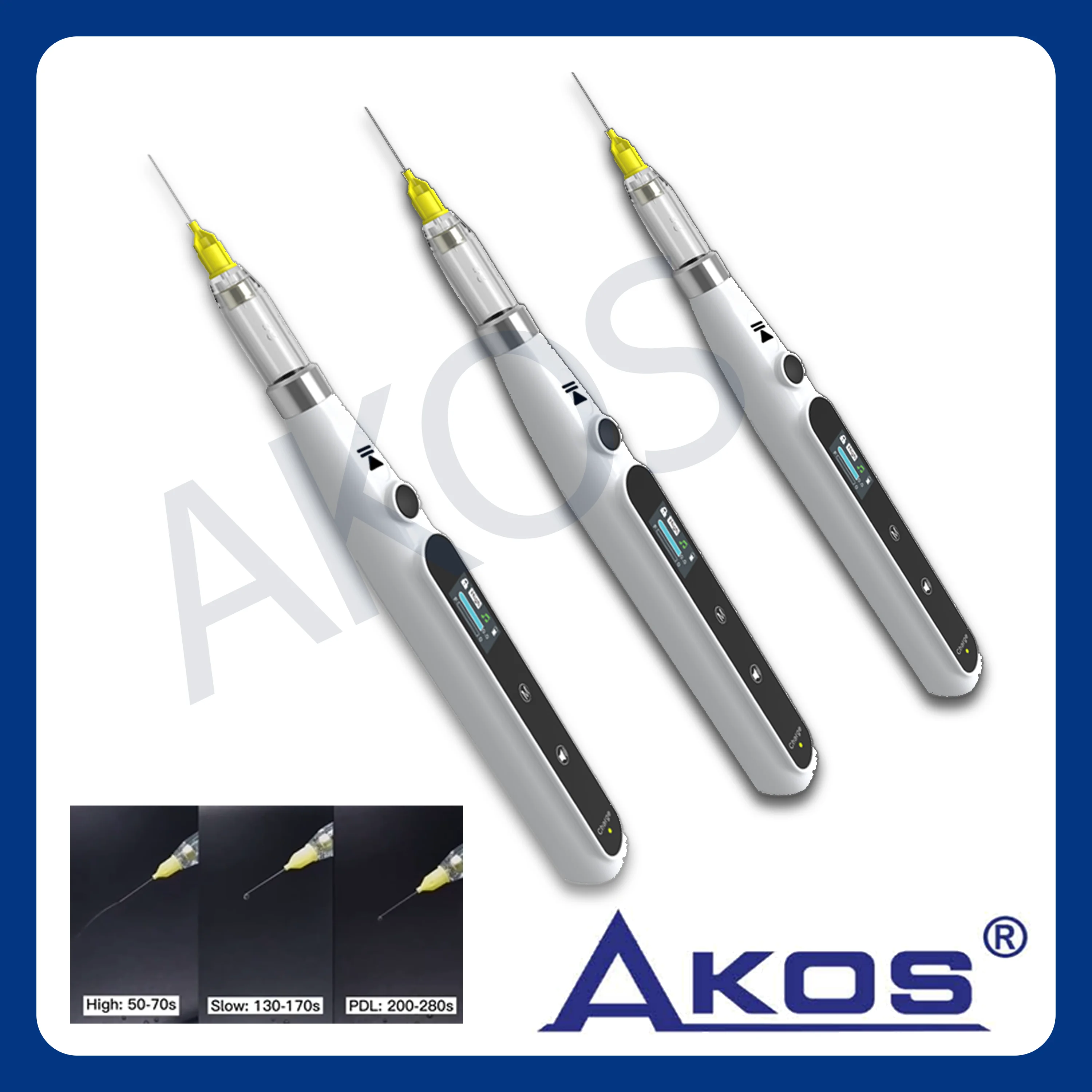 Dental Anesthesia Injector Wireless Syringe with Operable LCD Display