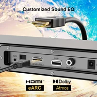 ULTIMEA 2.1 Dolby Atmos Soundbar for TV with Subwoofer & Bass Boost, 3D Surround Sound, HDMI eARC, 190W Peak Power TV Speakers - Image 6