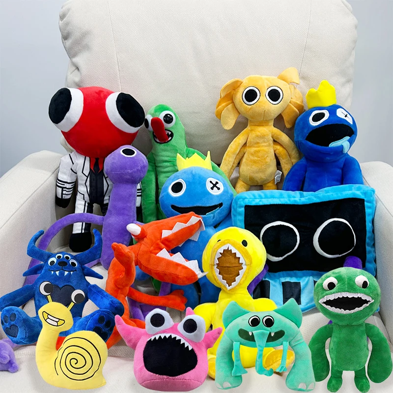 80cm Rainbow Friends Garten Of Banban Plush Nabnab Doll Game Can be Opened  Long Hand Monster Fear Stuffed Animal Halloween Gifts