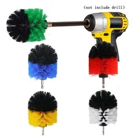 3.5'' Inch Drill Brush Power  Scrubber Nylon Bristle for Stain Polishing Hand Tools Extender Rod  Accessories 1
