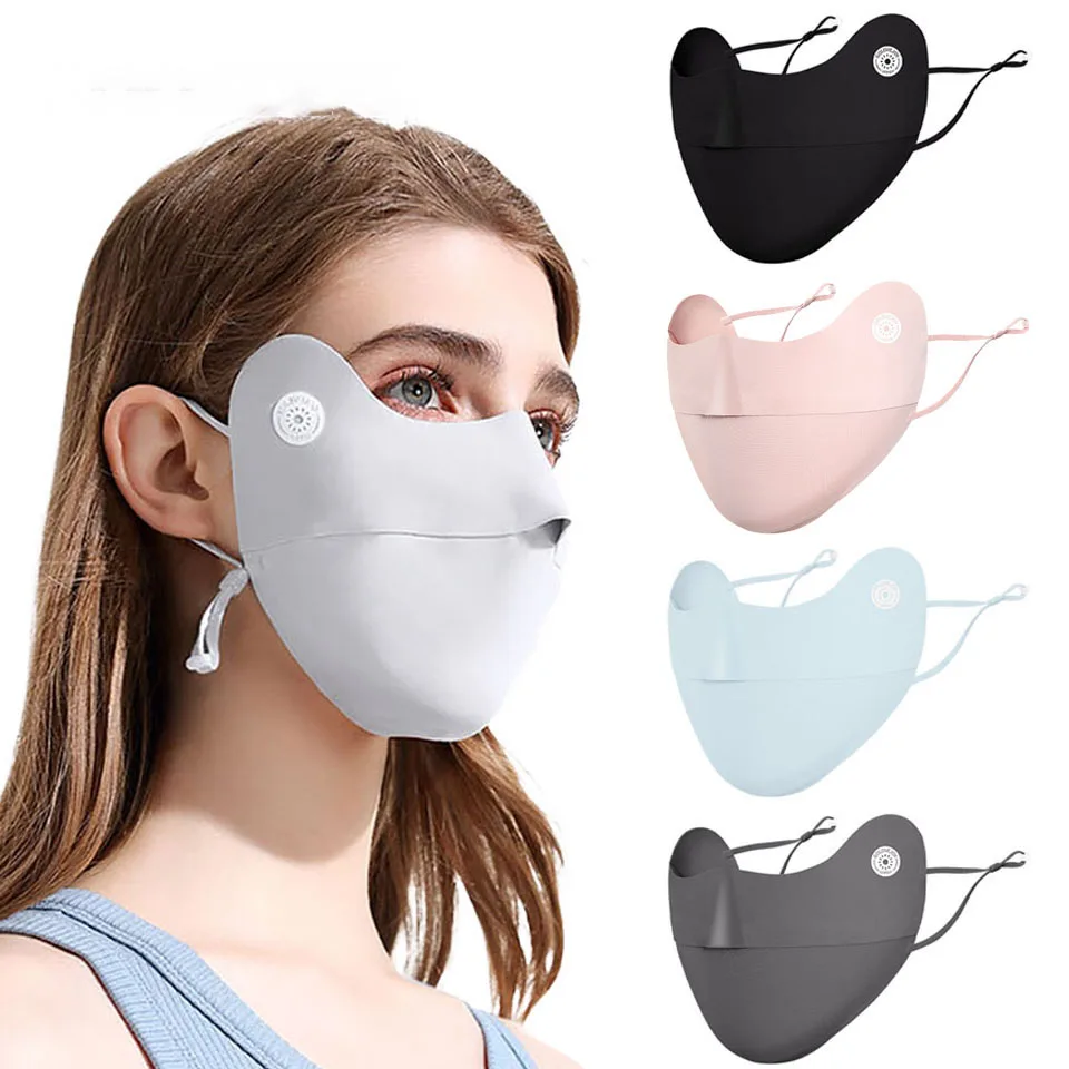 

GOBYGO Anti UV Sunscreen Unisex Cycling Breathable Ice Mealy Mask Bandana Hunting and Running Sports Mealy Mask Scarf