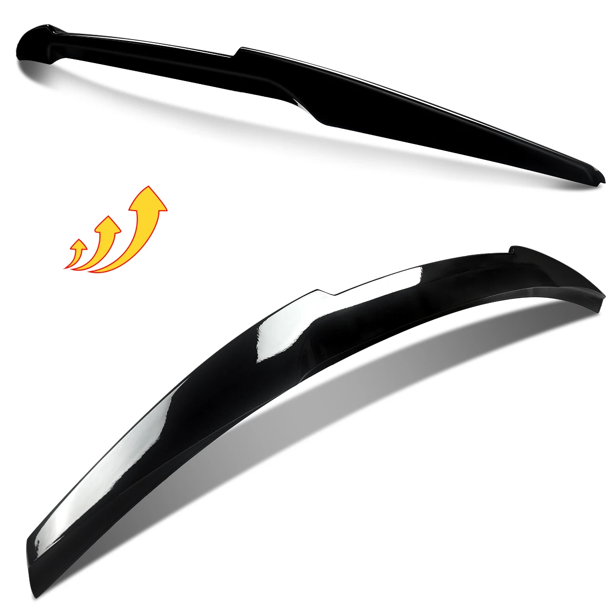 Gloss Black Duckbill Rear Spoiler Wing Lip For Audi A5 B8 B8.5 2Dr Coupe 2008-16