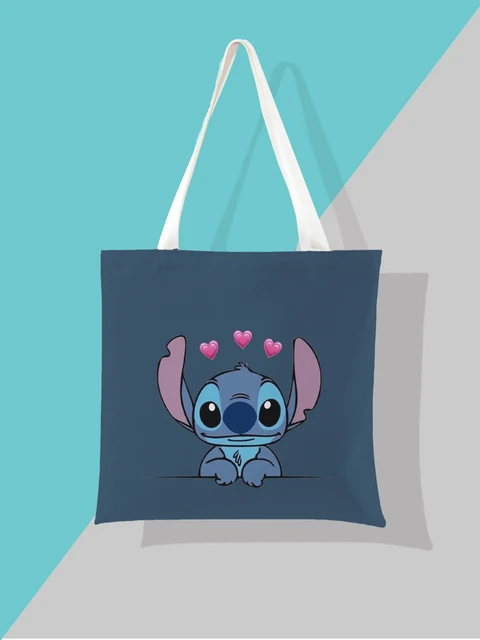 New Disney Shoulder Bags Cartoons Mickey Mouse Casual Canvas Women Shopping Bag Cute Anime Fashion Handbag Messenger Bag Gifts as10