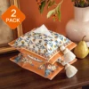 Tissue Paper Storage Box Retro Home Bedroom Multi-purpose Tassel Oriental Style Tissue Box for Living Room Car Bathroom 3
