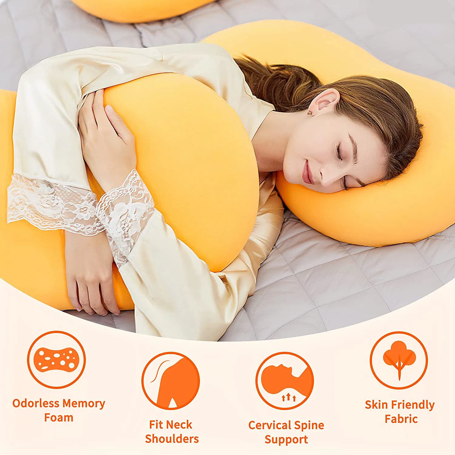 Pillow for Sleeping For couple Comfort Buy Neck Foam Sleep Cervical For  Bedroom Big Decorative Pillows For Bed For Home Soft - AliExpress