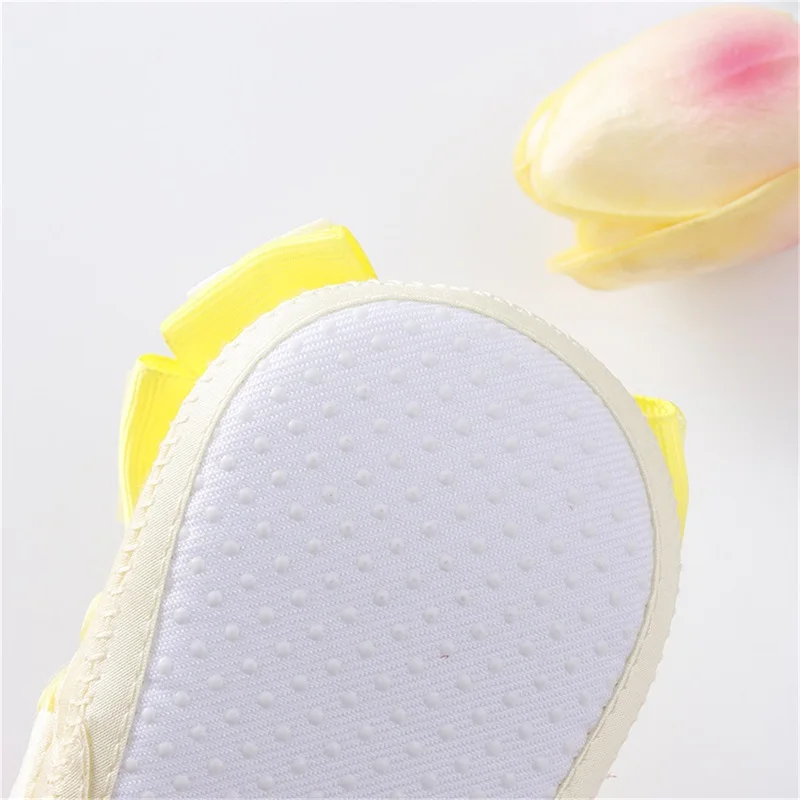 Baby Girls Mary Jane Flats Beaded Bow Princess Shoes Dress Walking Shoes and Headband for Newborn Infant Toddler
