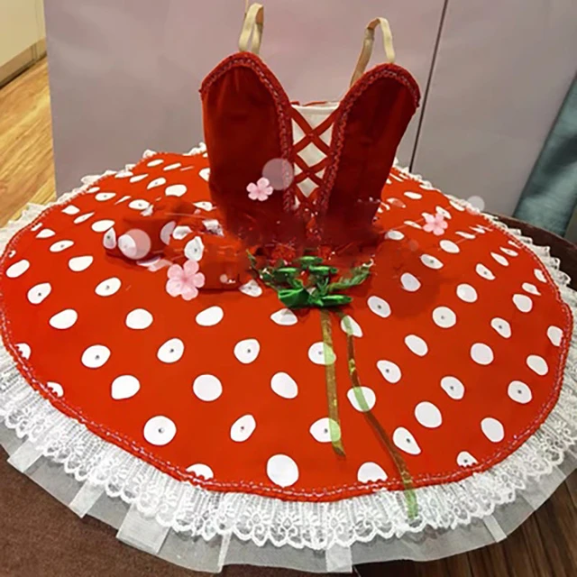 Tutú de Ballet clásico profesional para mujer adulta, tutú rojo y blanco  del lago de los Cisnes, trajes de baile modernos para fiesta, vestido de  Ballet para niñas - AliExpress