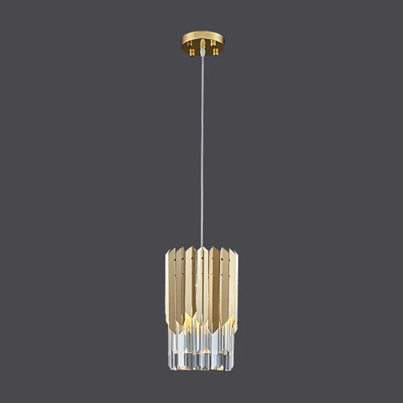 

Modern Minimalist Light Luxury Crystal Chandelier Living Room Bedroom Bedside Lamp Study Room Led Pendant Lighting