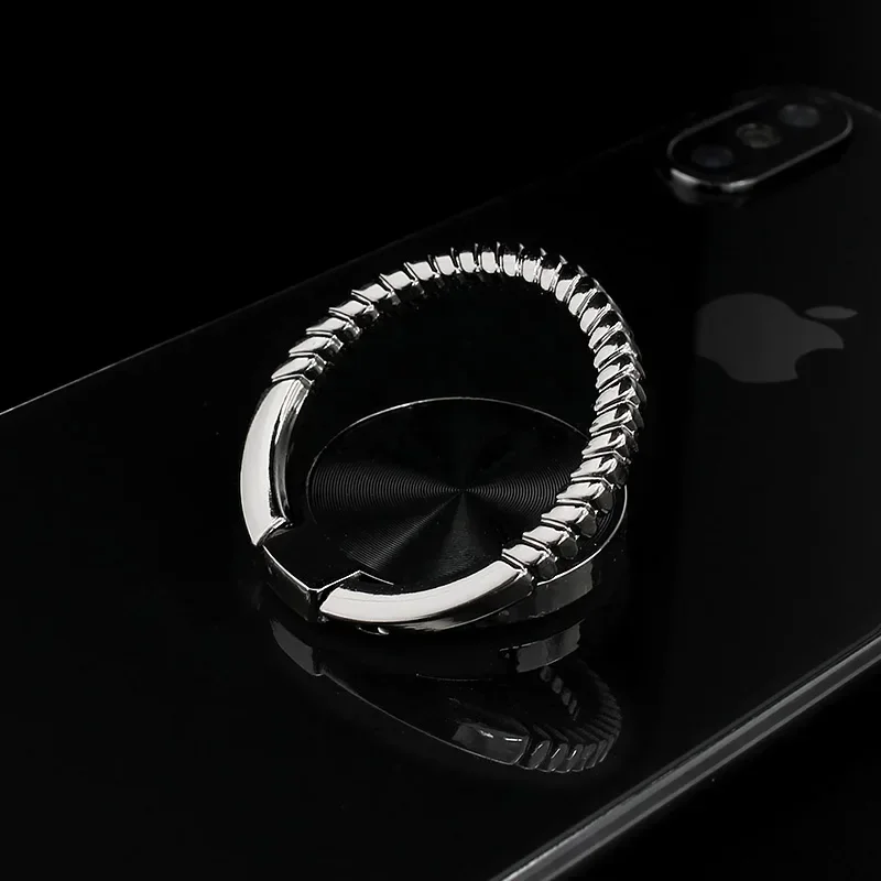 Rotating Adjustable Magnetic Car Phone Stand with Zinc Alloy Ring Holder
