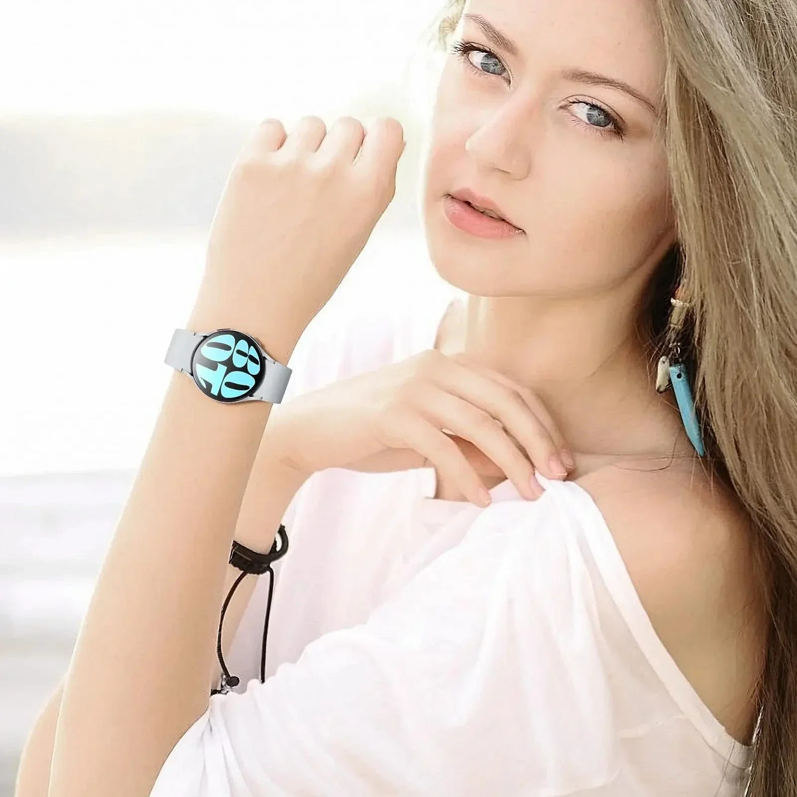 Sleek 20mm Silicone Watch Strap - Premium Wristband