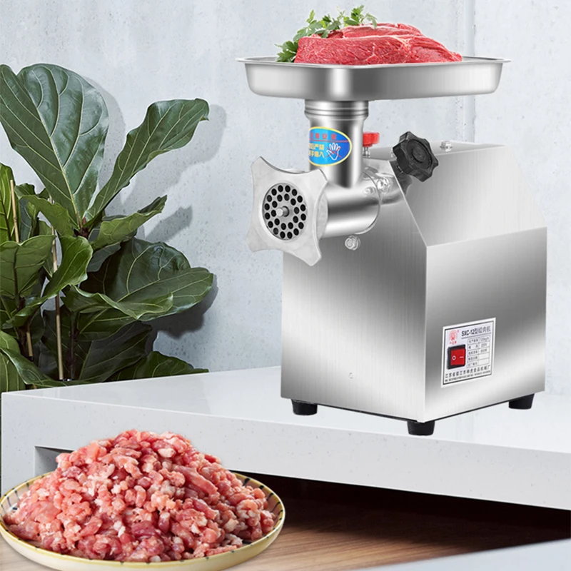 JHY-12 Heavy Duty Electric Meat Mincer Grinder Max Powerful Home Portable Sausage Stuffer Meat Mincer Food Processor 2
