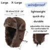 Connectyle Trapper Hat Warm Faux Fur Winter Hat with Ear Flaps Windproof Waterproof Snow Ski Hats for Men Women Cold Weather 2