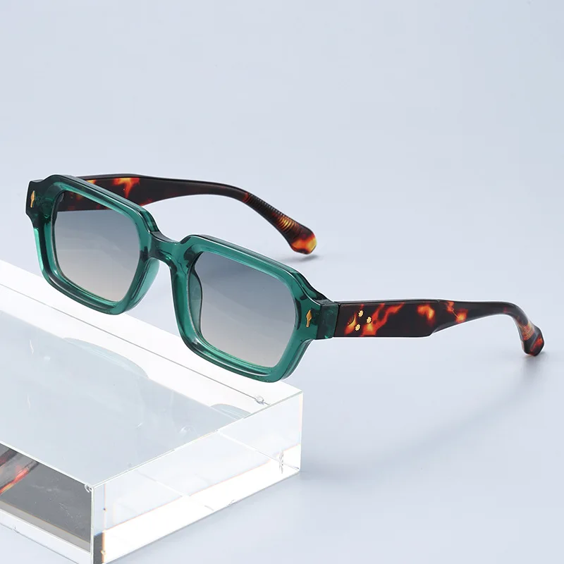 프레임 선글라스 - 세련된 스타일, 레트로 컬러 대비, 운전용 선글라스9031