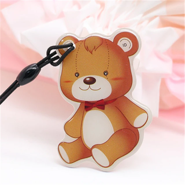(Bear) 125KHz RFID EM4305 T5577 Rewritable Writable Smart ID Card Proximity Key Tag For Access control RFID Duplicator 1Pcs To 1