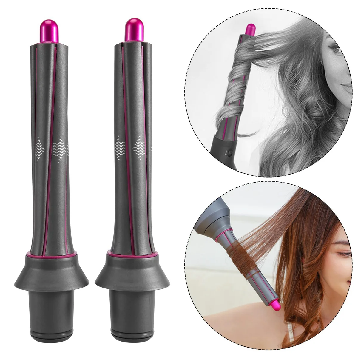 Hair Curling Barrels and Adapter for Dyson Airwrap Supersonic Hair Dryer Styler Accessories Curling Hair Tool 4