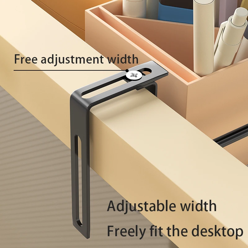 5-Tier Mesh Desk File Organizer and Wall-Mount Document Holder