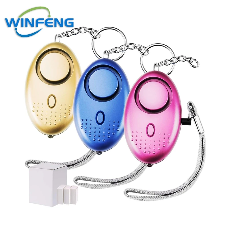 Self Defense Alarm 130dB Anti-wolf Girl Child Women Security Protect Alert Personal Safety Scream Loud Emergency Alarm Keychain