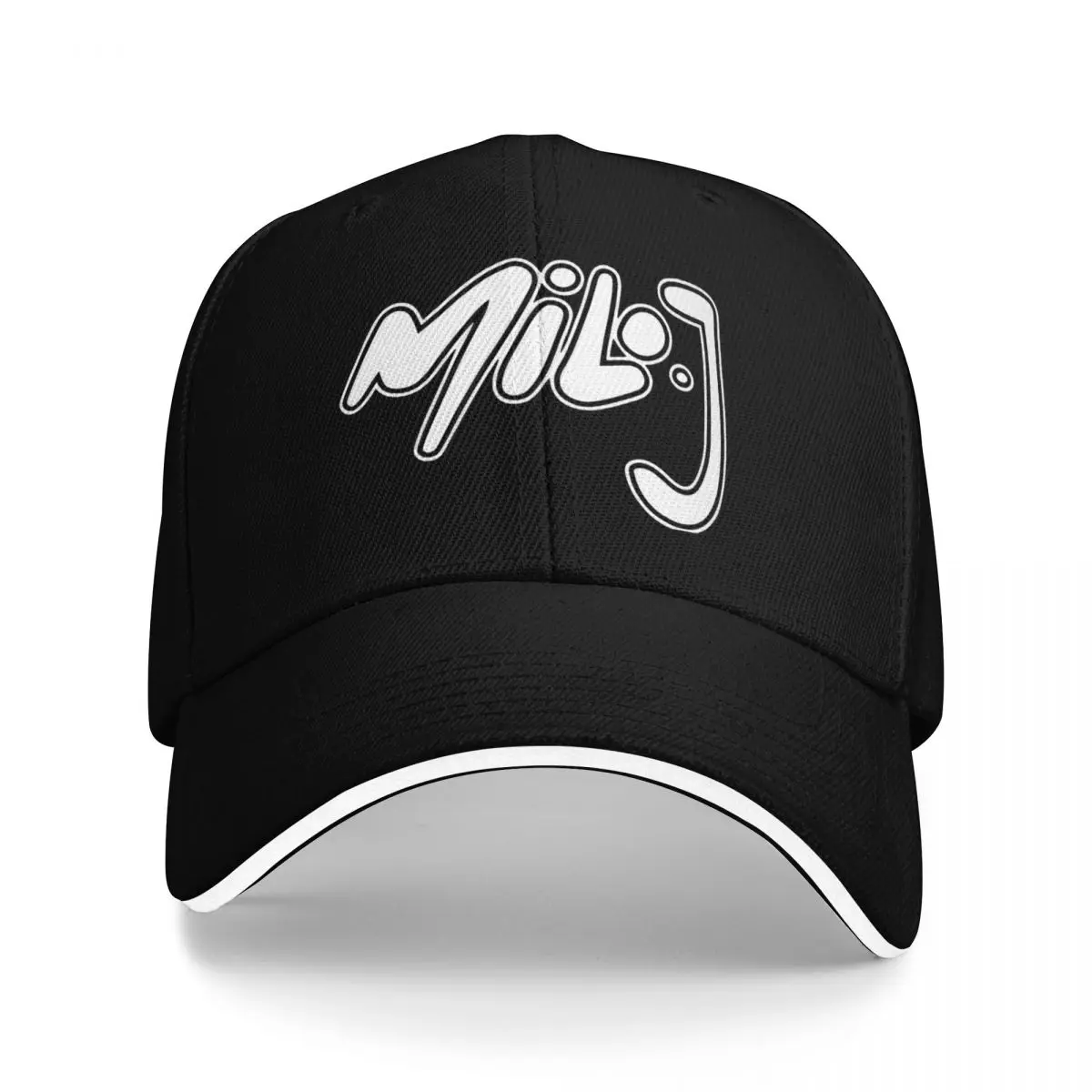 Rapper Milo J Logo Baseball Cap Summer Outdoor Sport Hip Hop Hats Sunscreen Unisex Men y2k Cool Custom Logo Snapback Cap 2