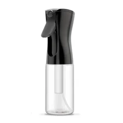 Continuous Spray Refillable Hairdressing Atomizer Bottle - Available in Multiple Sizes - 500ml (Clear)