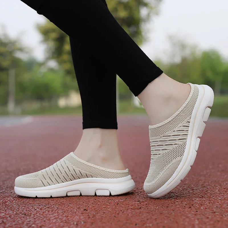 Women Slippers Sandals Summer Beach Slippers Women Breathable Mesh Flat Shoes Walking Zapatos Mujer Home women sandals,slippers sandals,women slippers,flat slippers