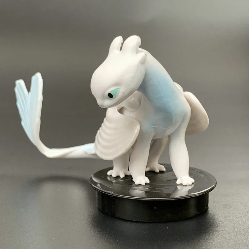 Train Your Dragon Anime Figure Toothless Night Fury Light Fury Action Figures Decorazioni Per La Tavola Pendenti