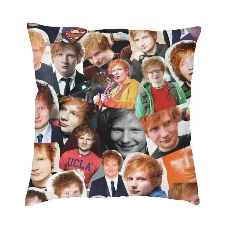 

Popular zinger Ed Shiren collage throw pillow cases living room sofa decoration cushion cover square pillowcase printing square