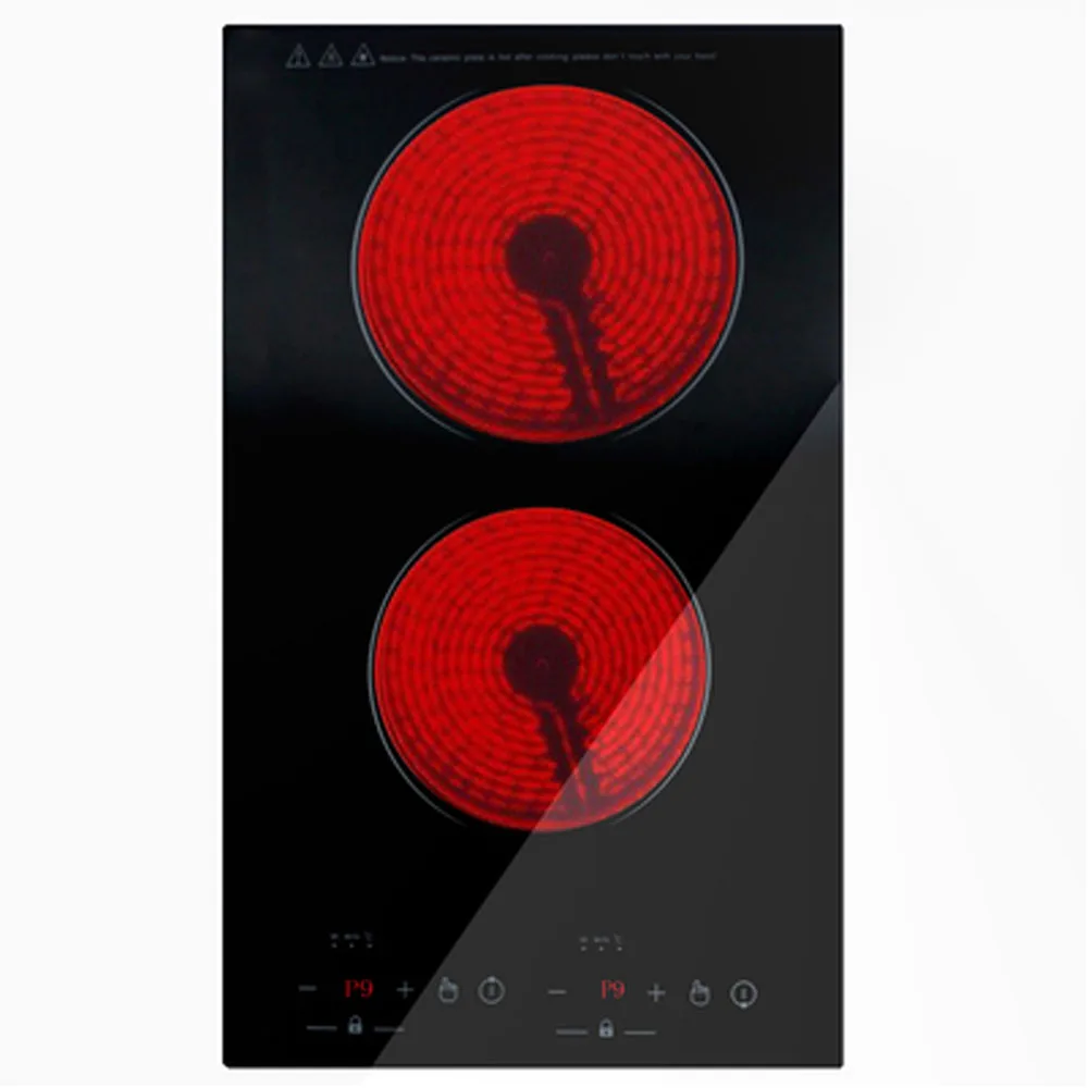Kitchen Electric Cooker Double Ceramic Cooker Induction Cooktop Double Heating Electric Stove Vertical Cooking Stove
