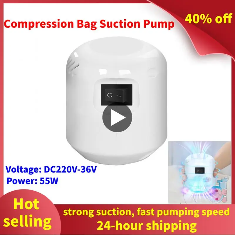 Storage Bags Suction Pump Excellent Material Electric Plastic Pump Vacuum  Compression