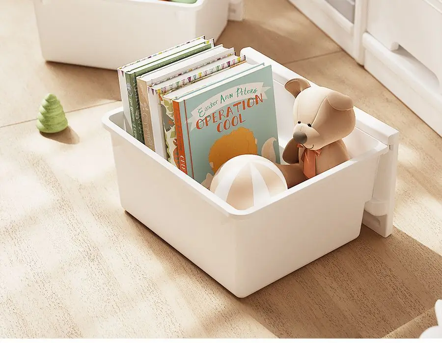 Kids Toy Storage Rack Floor Standing Home Baby Supplies Organizer Feeding Station Storage Cabinet Baby Storage Box Organizer