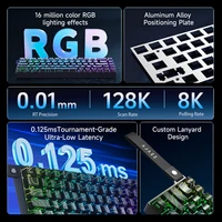 AJAZZ AK680 V2/AK680 MAX Magnetic Switch Mechanical Keyboard 60% Rapid Trigger 0.01mm 8K Return 68 keys Wired Gaming Keybaord - Image 2