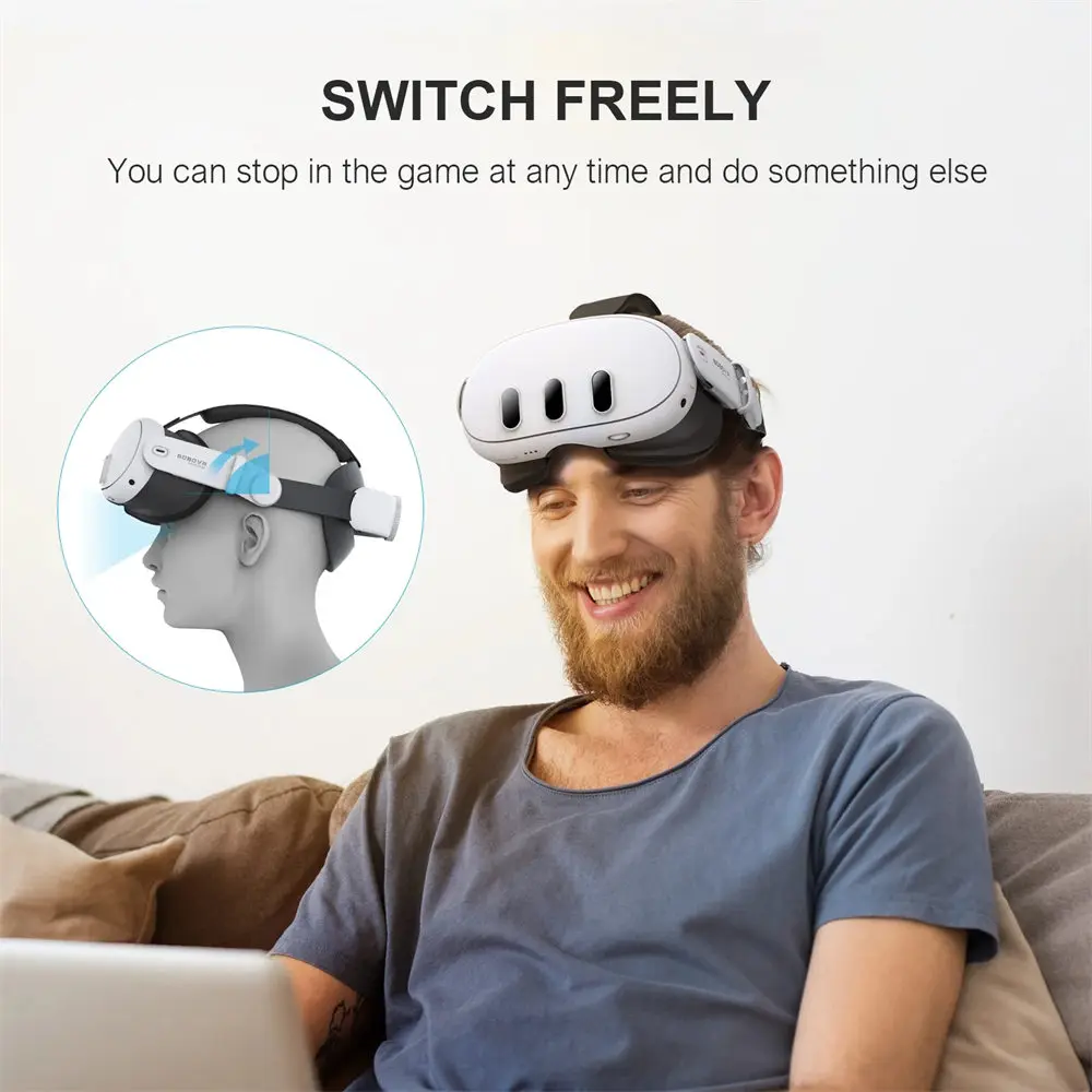 BOBOvr3sproヘッドストラップ BOBOVR-M3ミニヘッドストラップ、クエスト3と互換性があり