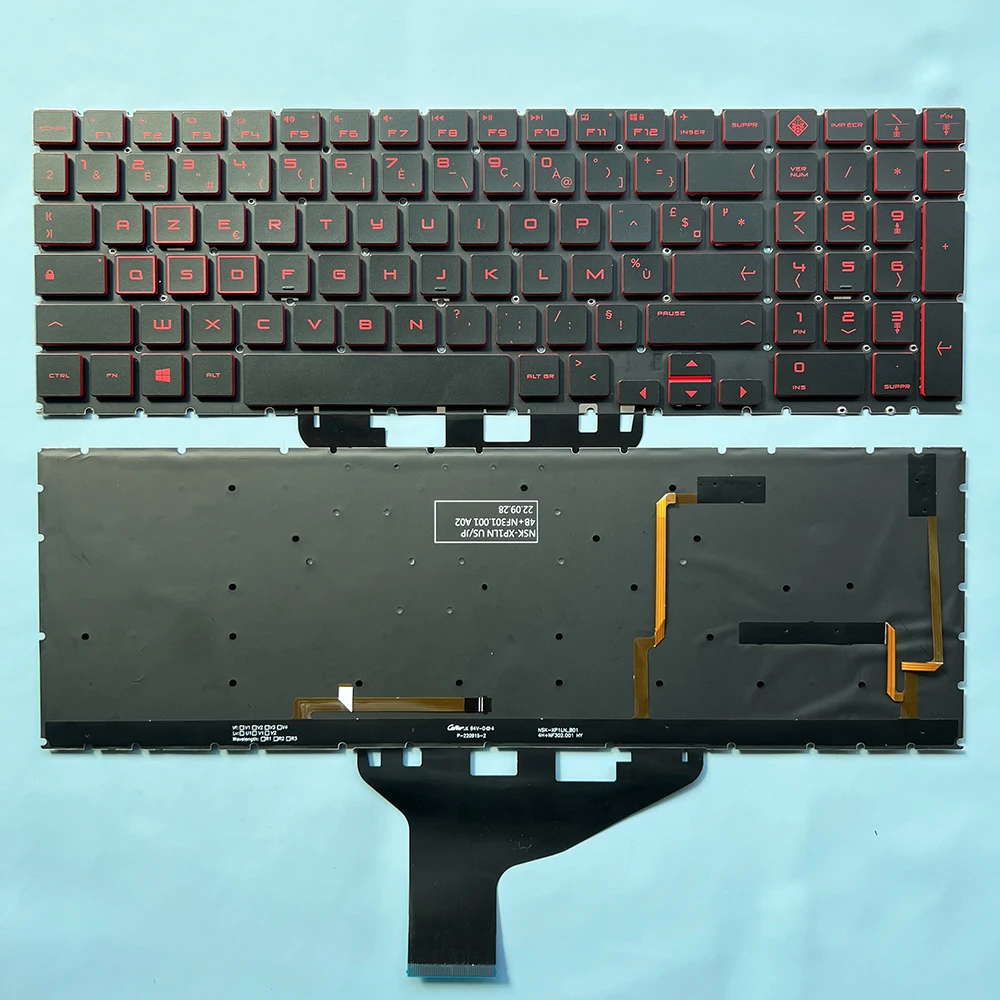 

Клавиатура 15-DC с французской подсветкой для HP OMEN 15-DC-dc0010nr 15-DH 15-dh1060nr 15-dh1065cl 15T-DC 15-DC0153TX TPN-C144 Q211