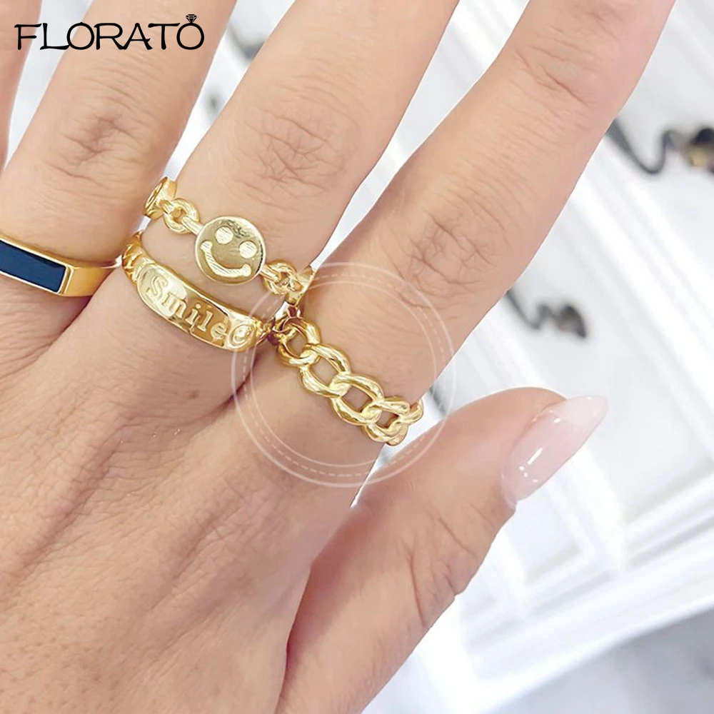 Fashion New CZ Crystal Ring for Women's Popular 6/7/8 Gold Color Mens Rings Birthday Gift Wedding Party Jewelry