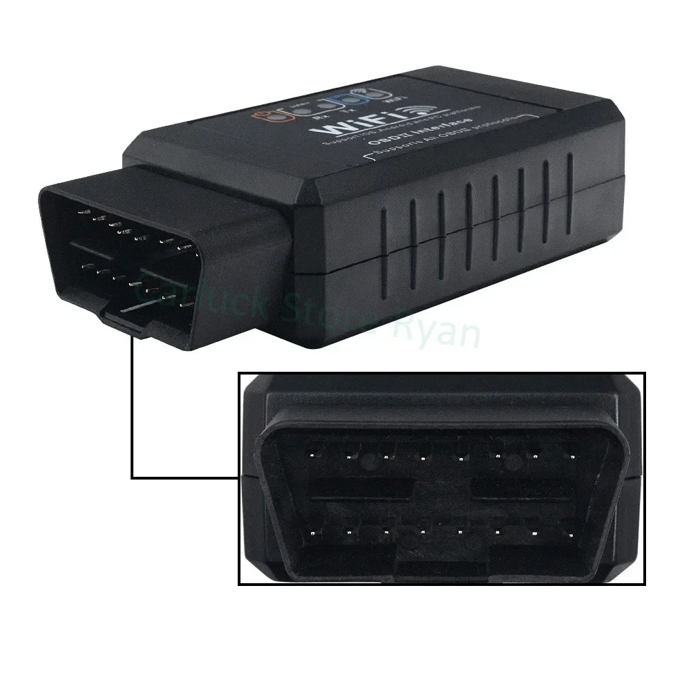 New ELM 327 V1.5 WIFI OBD2 WIFI Scanner Auto ODB2 ELM327 V1.5 WIFI For Android/IOS OBD 2 OBD2 Car Diagnostic Auto Tool 4