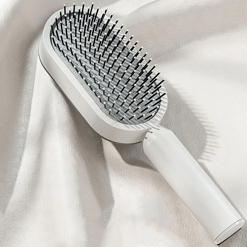 여성용 셀프 클리닝 3D 에어 쿠션 헤어 브러시, 휴대용 에어백 마사지 빗, 두꺼운 헤어 브러시, 인기 판매