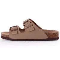 Comwarm Classic Cork Slippers For Women New Fashion Suede Flats Sandals Summer Couple Beach Slides Shoes With Adjustable Buckle - Image 2
