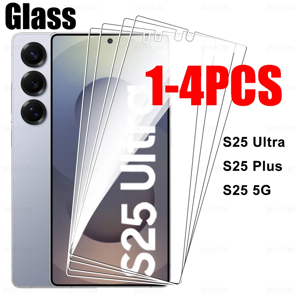 Premium Tempered Glass Screen Protector - Ultra HD Clarity, Scratch Resistant, 1-4 Pack