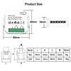 Tuya Smart Life ZigBee Energy Meter Bidirectional 1, 2 Channel with Current Sensor Clamp App Monitor Power 80A 110V/240V 50/60Hz 5