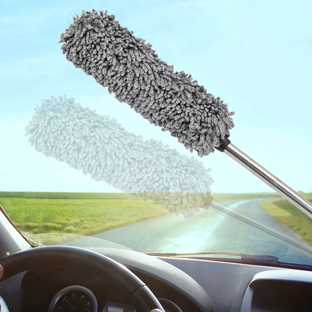 Car Duster Exterior Extendable Handle, Scratch Remover Car Brushes